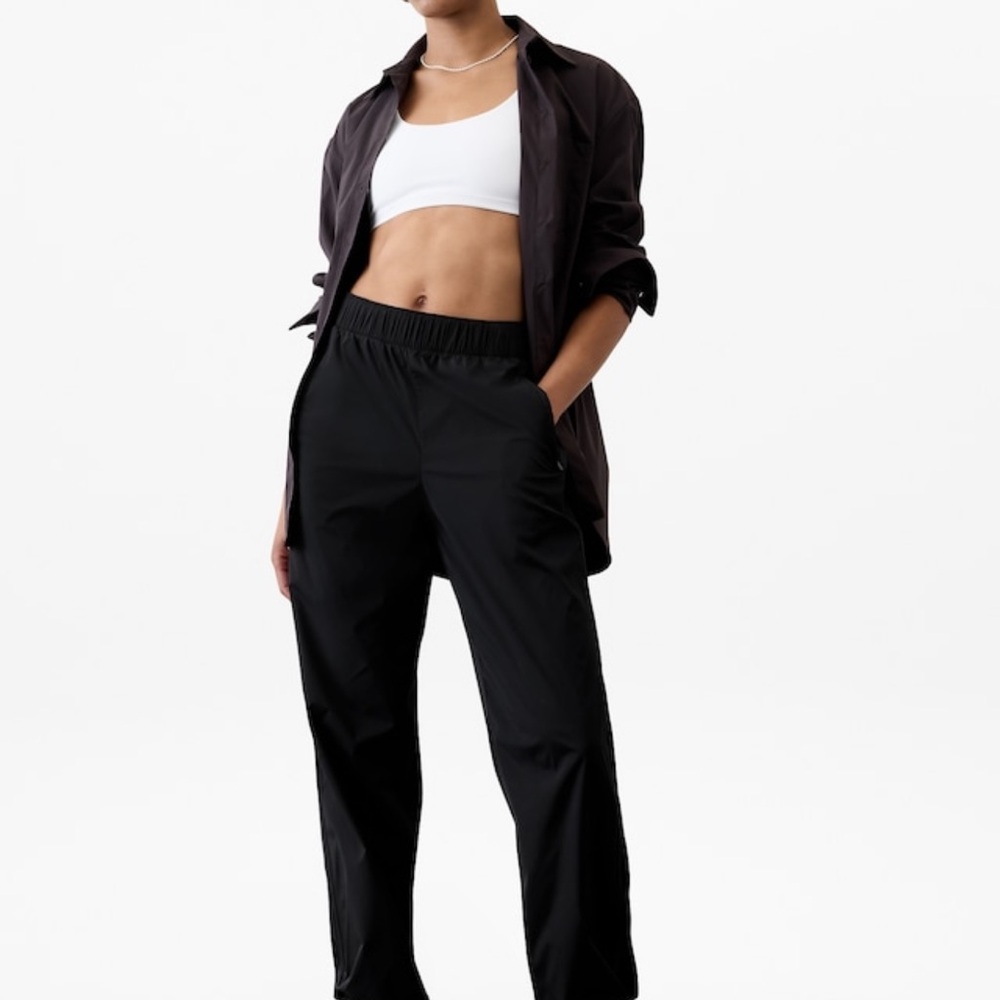 Athleta Black Track Joggers
